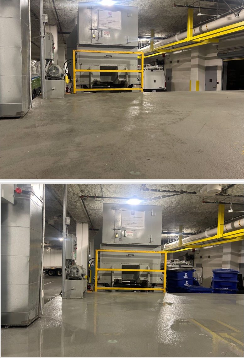 Commercial Receiving Area Cleaning