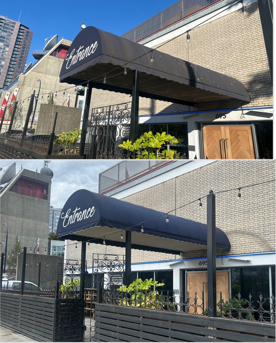 Restaurant Awning Cleaning